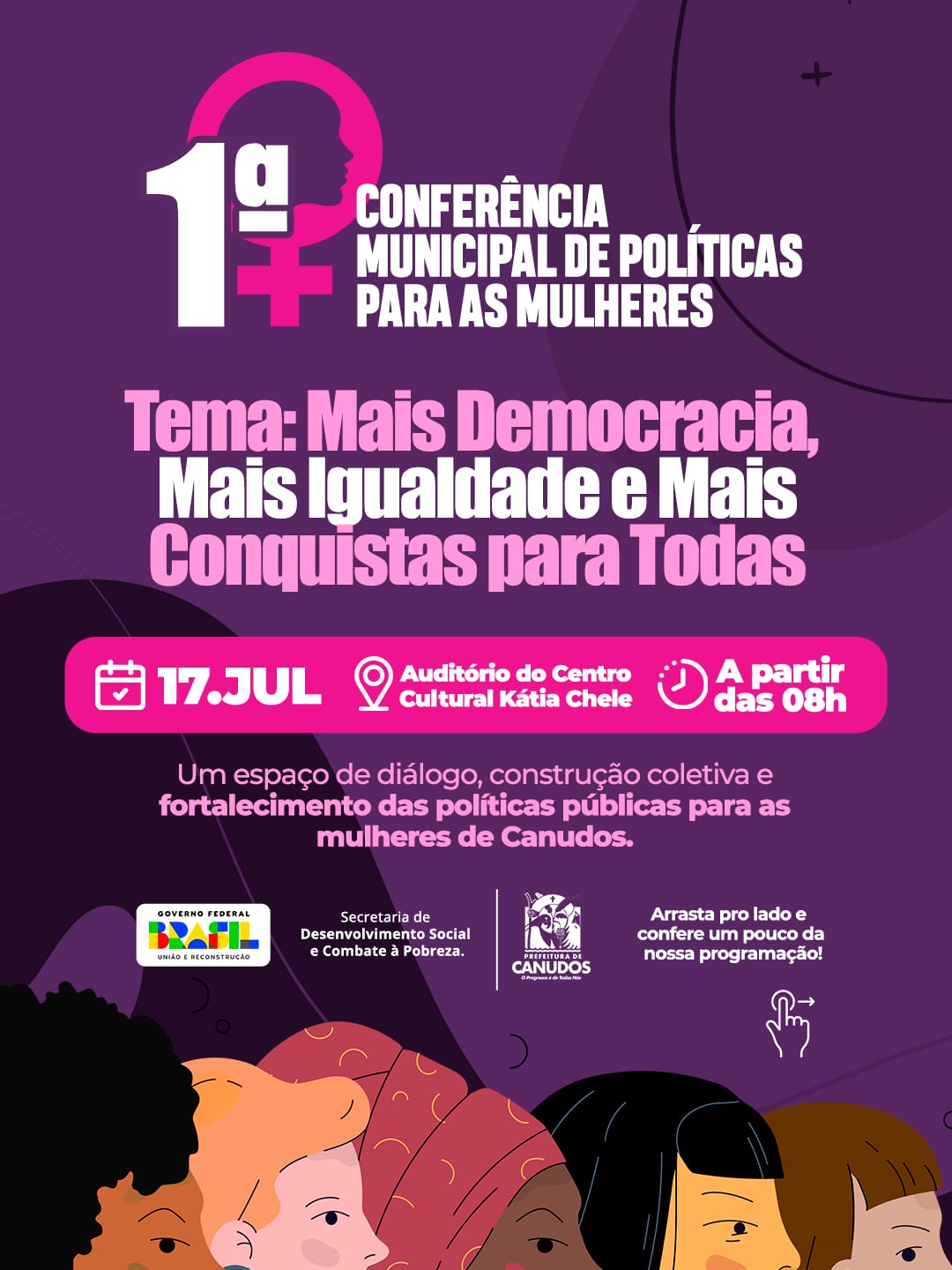1° CONFERÊNCIA MUNICIPAL DE POLÍTICAS PARA AS MULHERES