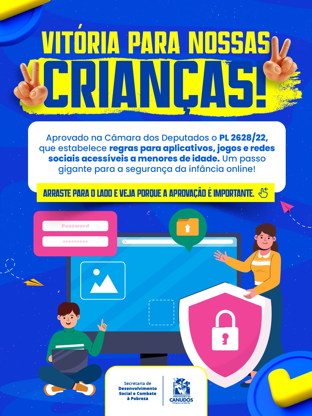 Vitória para nossas crianças! 🥳