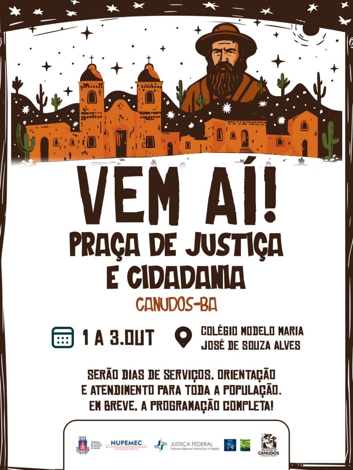 VEM AI! PRAÇA DE JUSTIÇA E CIDADANIA.